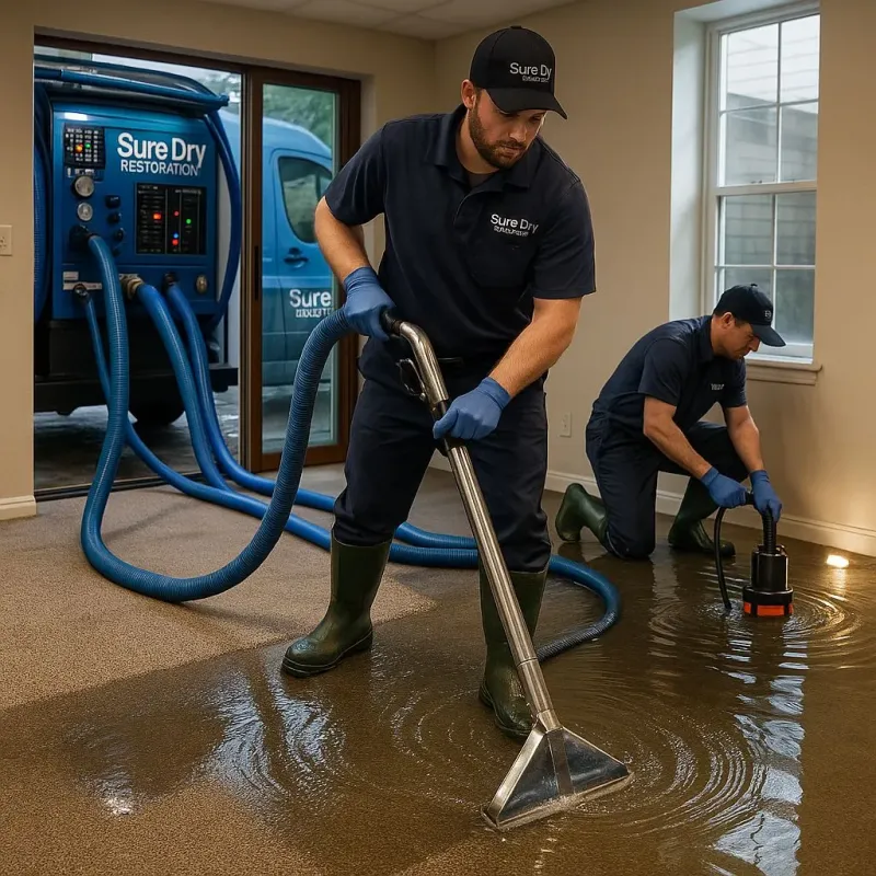Water Extraction and Removal process in Sunset, FL